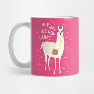 Fabulous Llama Mug